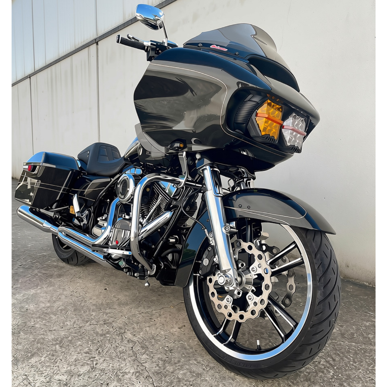 Roadglide-Blockmotor